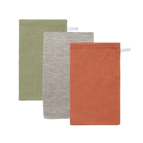 Picture of Washcloths set Pure Rust / Pure Olive 