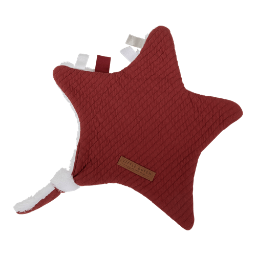 Picture of Cuddle cloth, star Pure Indian Red