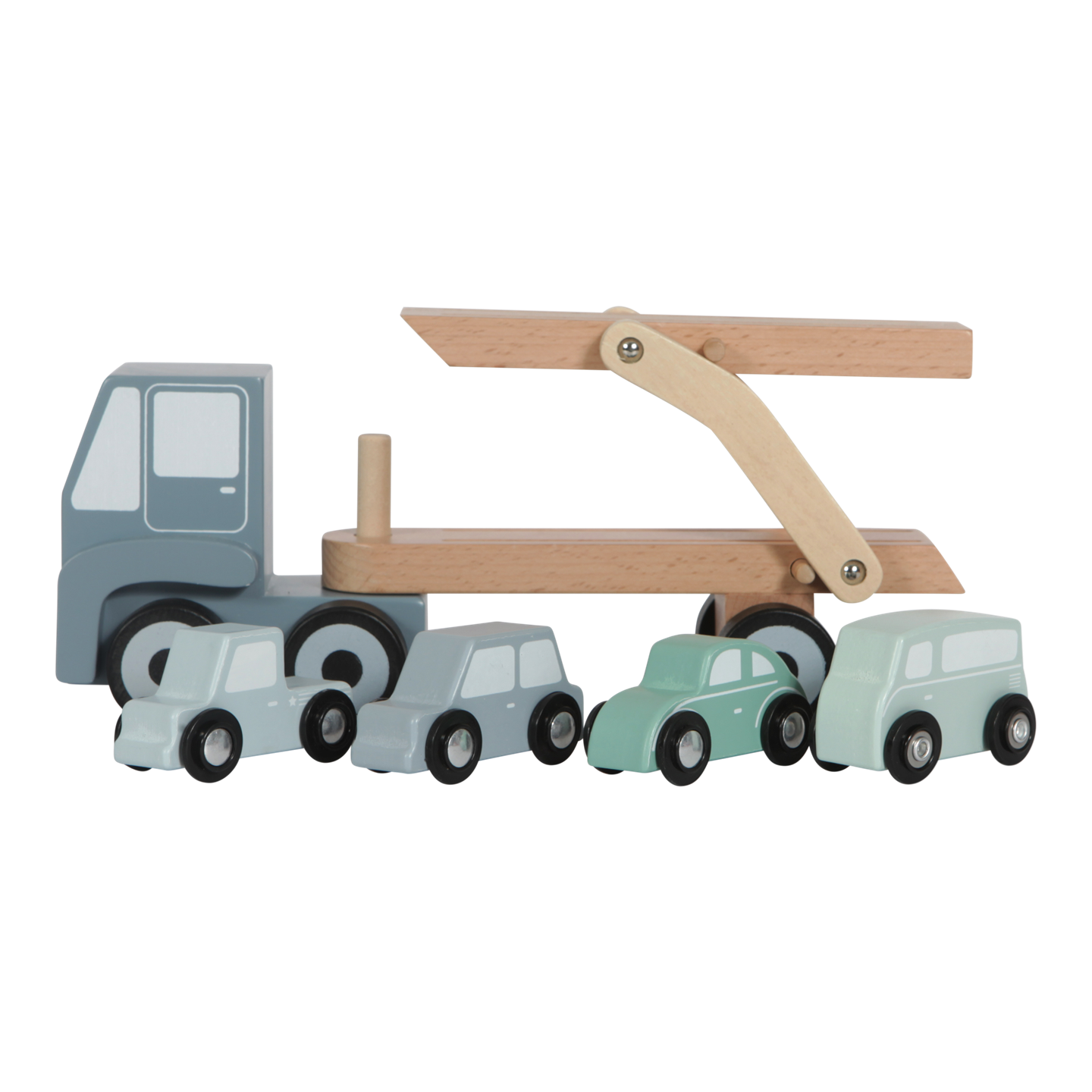 wooden transporter truck