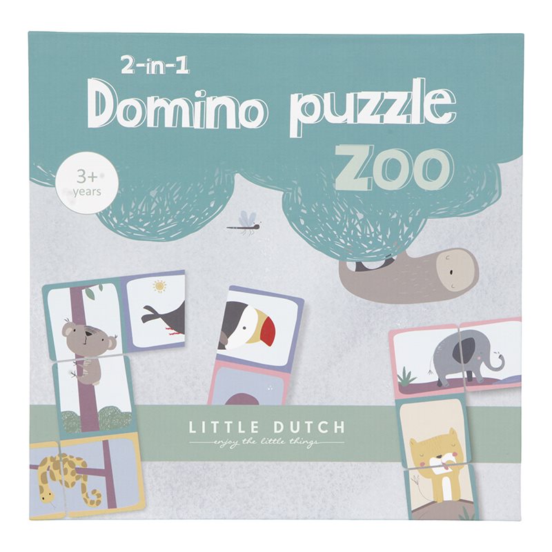 veel plezier deed het Arthur Little Dutch Domino puzzel dierentuin online kopen? - Little Dutch