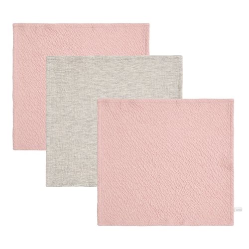 Picture of Facecloths Pure Pink / Grey 