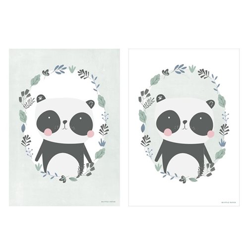 Picture of Poster Panda Mint - A3