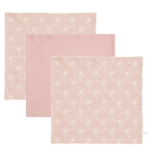 Picture of Facecloths Lily Leaves Pink / Pure Pink 