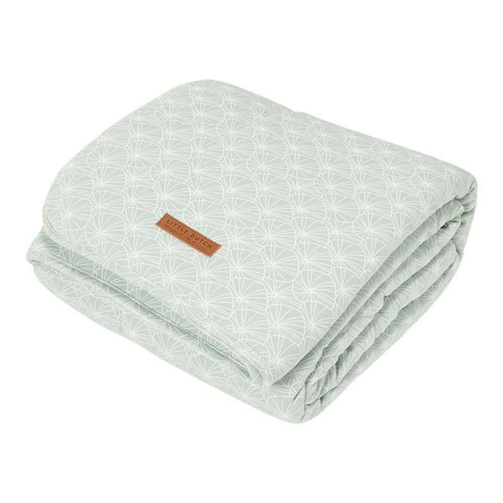 Bassinet Blanket Lily Leaves Mint Shop At Little Dutch Little Dutch