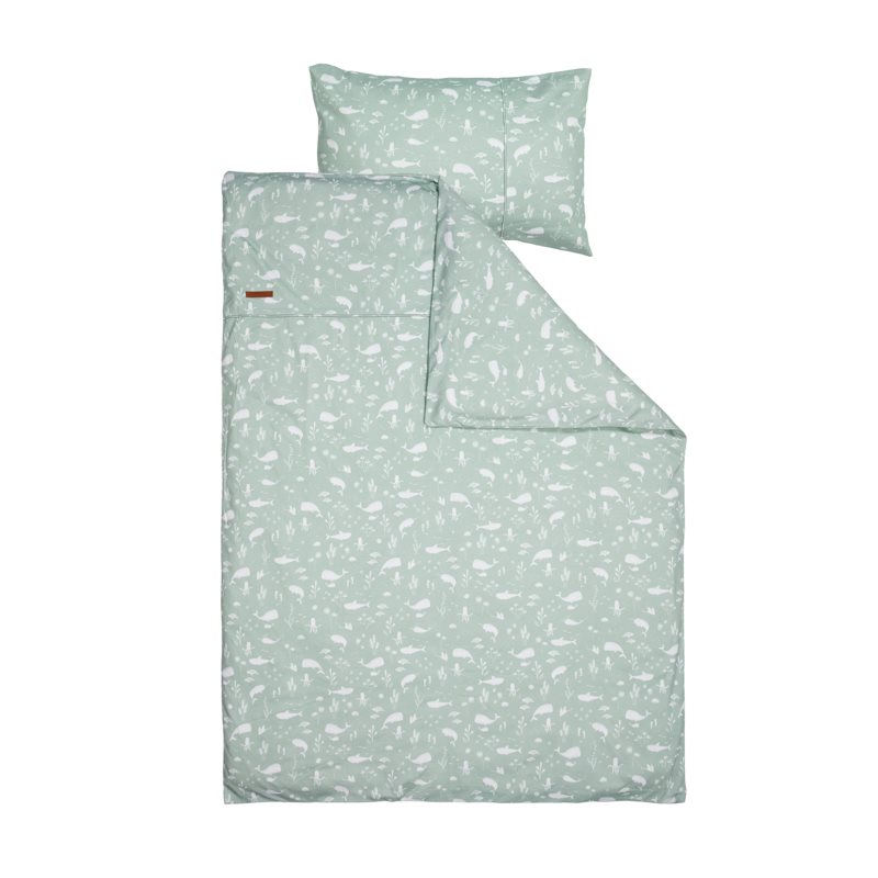 Housse De Couette Lit Bebe Ocean Mint Acheter A Little Dutch Little Dutch