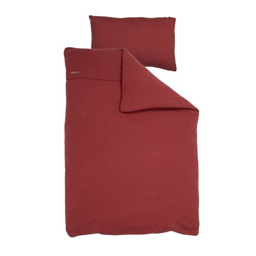 Picture of Cot duvet cover Pure Indian Red