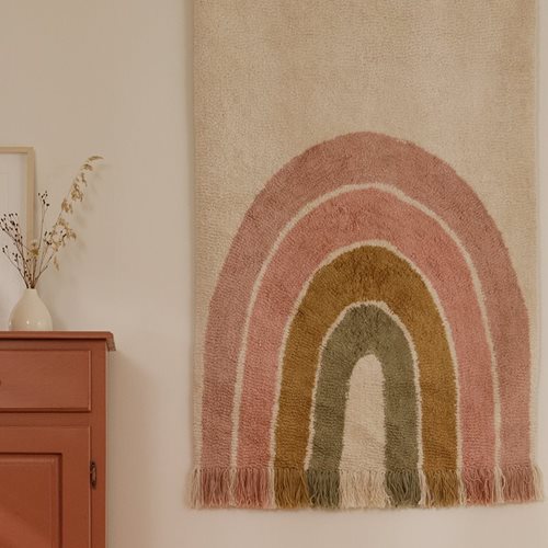 Teppich Rainbow Pink 130 x 90 cm