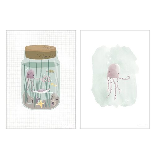Picture of Poster Mini Ocean Jar - A3