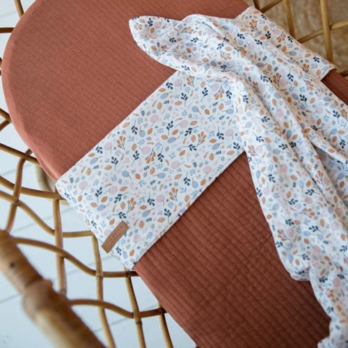 Picture of Bassinet summer blanket Pure Rust