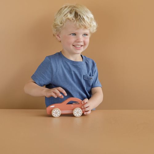 Picture of Wooden toy sports car rust