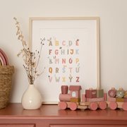 Picture of Poster A3 - Little Goose ABC - pink