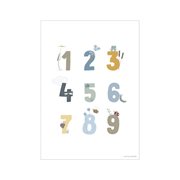 Picture of Poster Little Goose ABC Blue - A3