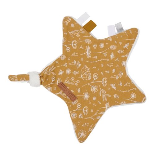 Picture of Cuddle cloth, star Wild Flowers Ochre