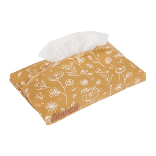 Picture of Baby wipes cover Wild Flowers Ochre