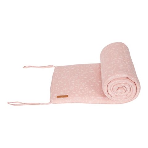 pink cot bumper