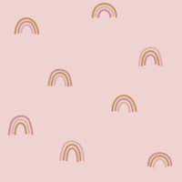Échantillon de papier peint - Little Rainbows Pink