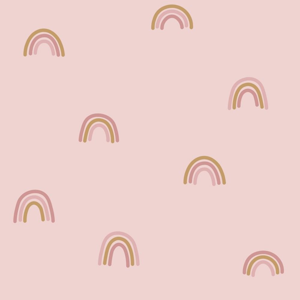 Wallpaper sample - Little Rainbows Pink | Shop at Little Dutch - Little ...