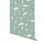 Picture of Non-Woven Wallpaper Ocean Mint