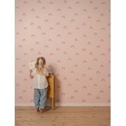 Picture of Non-Woven Wallpaper Little Rainbows Pink