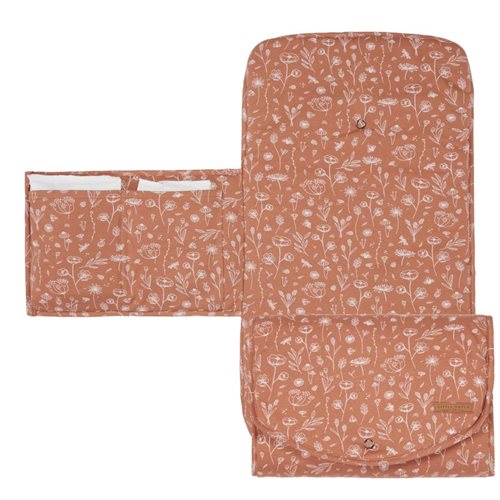 Picture of Changing pad Wild Flowers Rust
