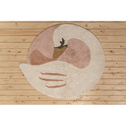 Teppich Swan - 110x115 cm