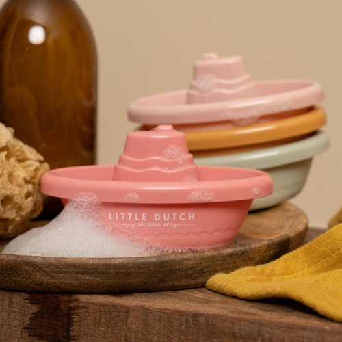 Picture of Stackable Bath Boats Pink