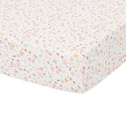 Picture of Fitted bassinet sheet Flowers & Butterflies