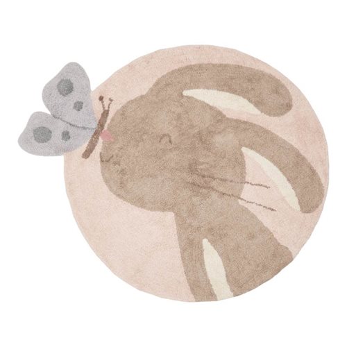 Teppich Bunny - Durchmesser 110 cm