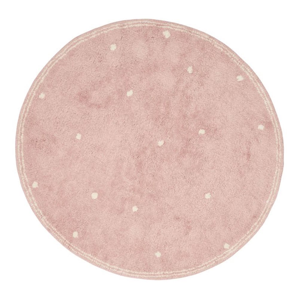 Teppich Pure Pink Dot - Durchmesser 110 cm