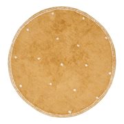 Picture of Rug Pure Ochre Dot - diameter 110 cm
