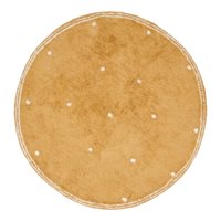 Picture of Rug Pure Ochre Dot - diameter 110 cm