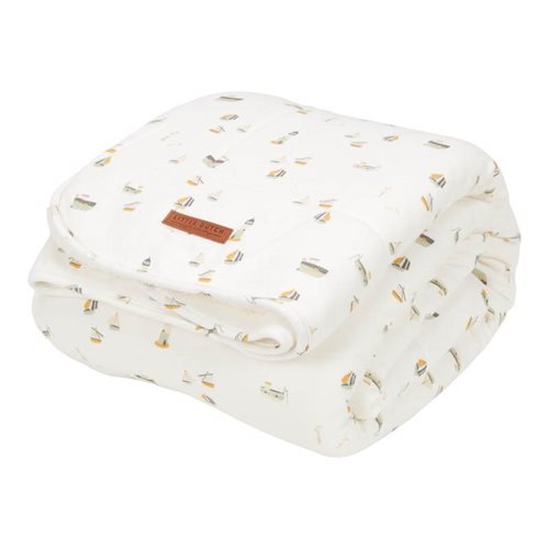 Picture of Bassinet blanket Sailors Bay White