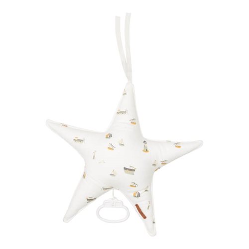 Picture of Star-shaped music box Sailors Bay White
