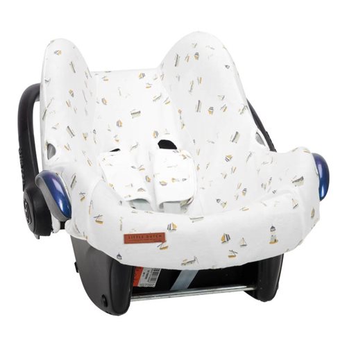 Picture of Car seat 0+ cover Sailors Bay White