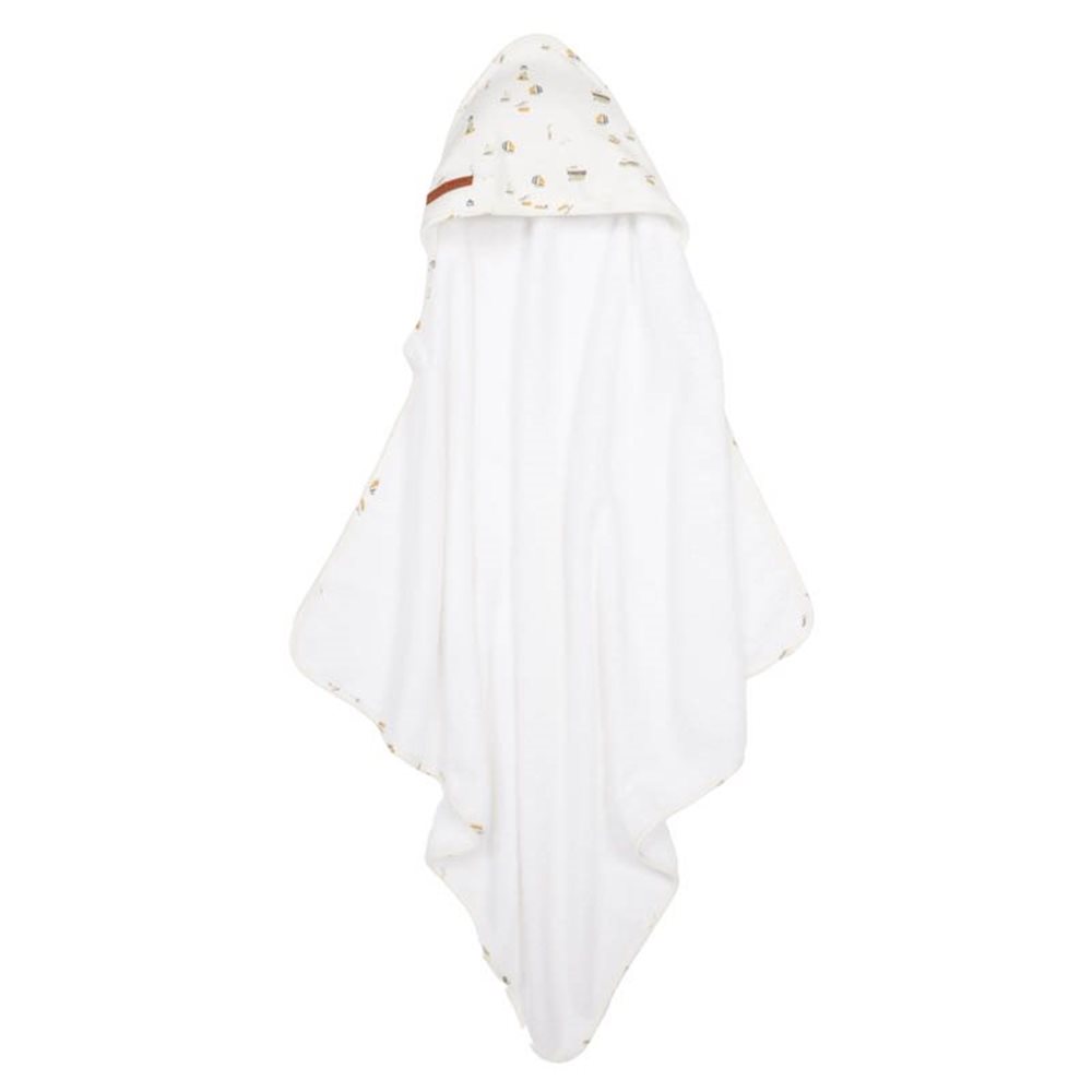 Picture of Hooded towel Sailors Bay White