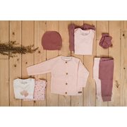 Chaussettes de bébé Vintage Pink- taille 2