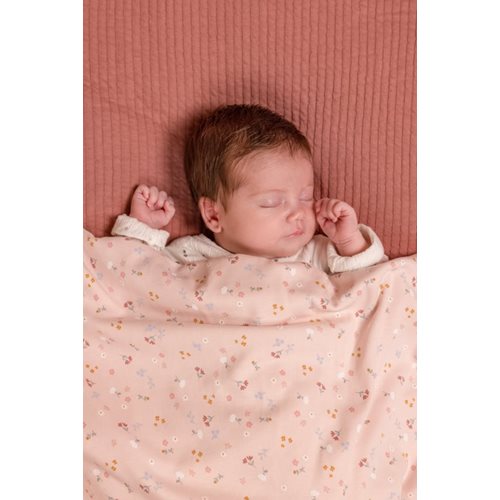 Picture of Bassinet blanket cover Little Pink Flowers