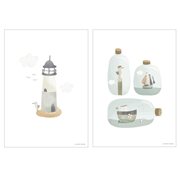 Picture of Poster Sailors Bay White - A3
