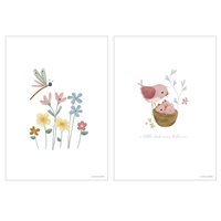 Poster Little Pink Flowers - A3