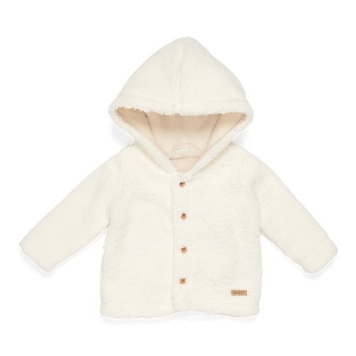 Teddy jacket Little Goose White - 62