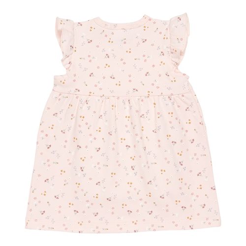 Ärmellos  Kleid mit Rüschen Little Pink Flowers - 50/56