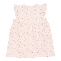 Ärmellos  Kleid mit Rüschen Little Pink Flowers - 74