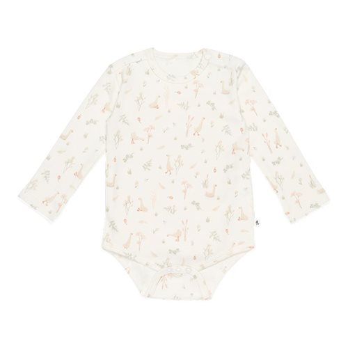 Picture of Bodysuit long sleeves Little Goose White - 50/56