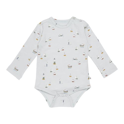 Picture of Bodysuit long sleeves Sailors Bay Blue - 50/56