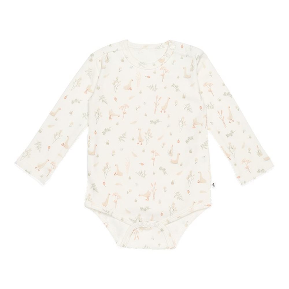Picture of Bodysuit long sleeves Little Goose White - 62/68