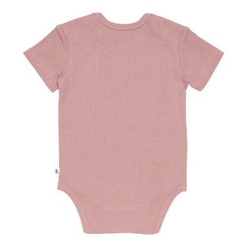 Body manches courtes Rib Vintage Pink- 50/56