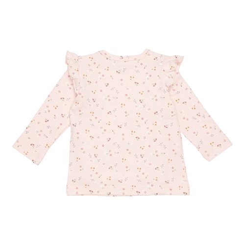 T-Shirt langärmlig Little Pink Flowers - 68