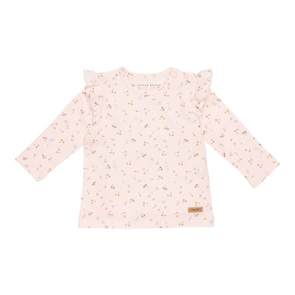 T-shirt manches longues Little Pink Flowers - 74