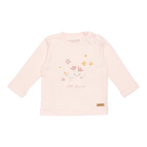 T-Shirt langärmlig Flowers Pink - 68