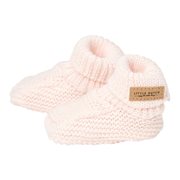 Picture of Knitted baby booties Pink - size 1